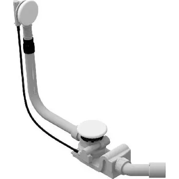 Sifon Kaldewei Příslušenství - Vanová odtoková a přepadová souprava KA 4040, bílá 687772080001