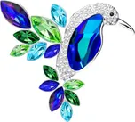 Preciosa Bižuterní brož Flying Gem by Veronika s českým křišťálem Preciosa 2243 70