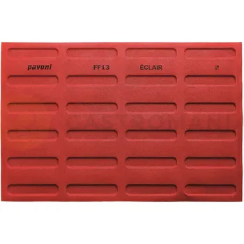 Výroba svíčky Podložka na éclairs perforovaná - 600x400 mm, 24 ks x 125x25x5 mm - FF13 | PAVONI, Forosil Éclair