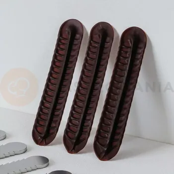 Čokoládová tyčinka Hřeben na tvorbu dekorací - éclair, 6 ks, 120x25 mm, 20FH05 | MARTELLATO, Eclair