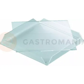 Čokoládová tyčinka Prezentační tác bez podstavce z plexiskla na čokoládu a pralinky - 16,5x16,5x0,2 cm - VP00301 | MARTELLATO, Plexiglass Display