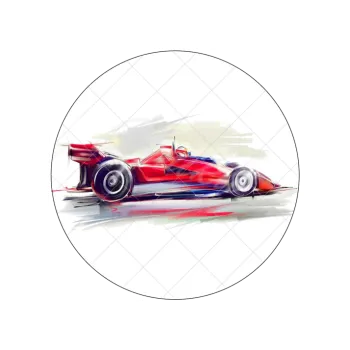 Jedlá dekorace na dort FORMULE kresba, VARIANTA Jedlý papír 1362