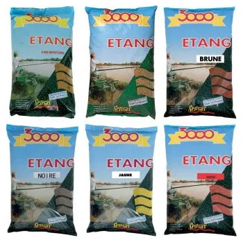 Návnadová surovina Sensas 3000 Etang Noire 1kg