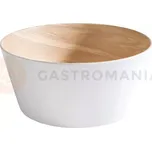 Mísa z melaminu Ø 26,5 cm, bílá-hnědá | APS, Frida