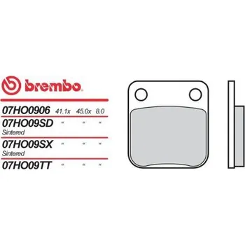 Motodíl Zadní brzdové destičky Brembo Daelim 125 S2 2005 - směs SD