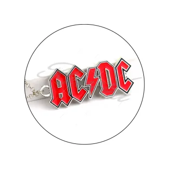 Jedlá dekorace na dort PŘÍVĚSEK AC/DC, VARIANTA Jedlý papír 616