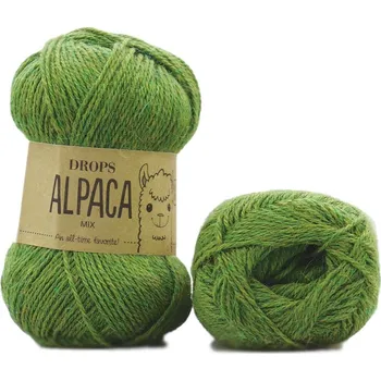 Příze Drops Alpaca MIX 7238 olivová