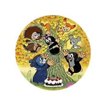 Jedlá dekorace na dort KRTEK na stromě, VARIANTA Jedlý papír 566