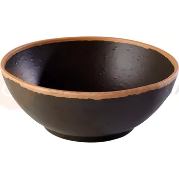 Mísa z melaminu, tmavě hnědá Ø 210 mm | APS, Crocker