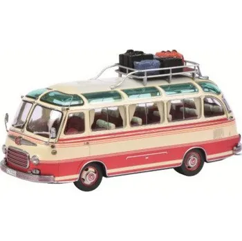 autíčko Schuco SETRA S6 WITH ROOF TRACKS AN LUGGAGE L. E. 1000 PCS. 450292500