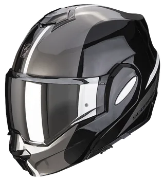 Helma na motorku Scorpion Exo Exo-Tech Forza černá/stříbrná S