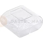 Designový obal na 6 ks makronek, průsvitný, 90 ks | SILIKOMART, Macado 6