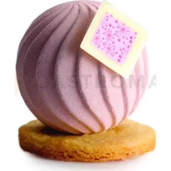 Výroba svíčky Silikonová forma na kulaté dezerty 3D - 300x175 mm, 8 ks x 55 mm - AF004 | PAVONI, Pavoduo