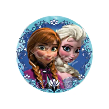 Jedlá dekorace na dort ELZA, ANNA a květiny, VARIANTA Jedlý papír 182