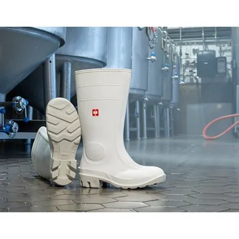 Pracovní oblečení Bezpečnostní pracovní boty ocelové čepice S4 velikost 43 bílá Strauss