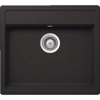 Granitový dřez SCHOCK Nemo - Granitový dřez, 57x51 cm, s ovládáním odtoku, Onyx NEMN100UGON