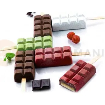 fomička na zmrzlinu Formička na nanuky a chuťovky na dřívku Gel02 Chocostick | SILIKOMART, Easy Cream
