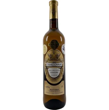 Víno Chardonnay 2022, polosuché, pozdní sběr, Krist, 0,75 l