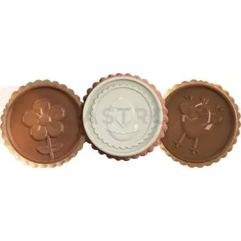 Kuchyňská sůl Sada na sušenky - Velikonoce, ø57x5 mm - CKC14 Cookie Easter Slim | SILIKOMART, EasyChoc