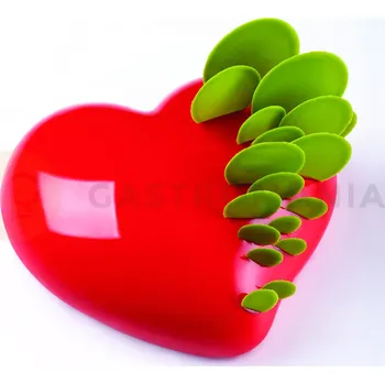 Kuchyňská sůl Silikonová forma na 3D dezert - srdce, 175x165x58 mm, 960 ml - KE016S | PAVONI, Passion