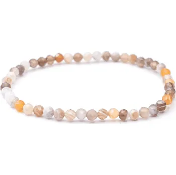 Náramek Milujeme Kameny Achát - náramek fazetovaný kulička NFK13 27488