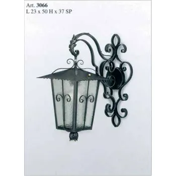 Venkovní osvětlení Kovaná lucerna model 3066