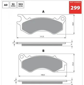Brzda pro motocykl Přední brzdové destičky Goldfren Honda PCX 150 2012-2016 směs S3