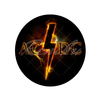 Jedlá dekorace na dort AC/DC, VARIANTA Jedlý papír 324