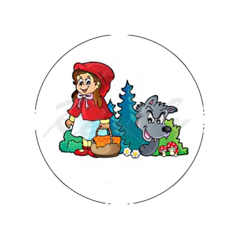 Jedlá dekorace na dort KARKULKA, VARIANTA Jedlý papír 524