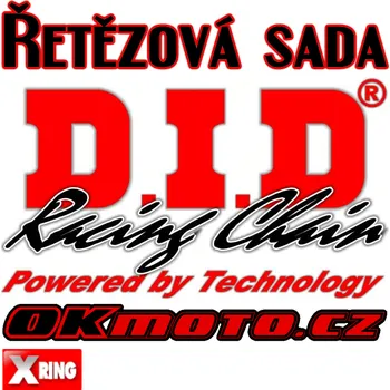 Řetězová sada pro motocykl D.I.D (Japonsko) Řetězová sada D.I.D 428VX X-ring - Yamaha SR 125, 125ccm - 92-02