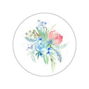 Jedlá dekorace na dort KVĚTINA, VARIANTA Jedlý papír 1010