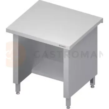 Výdejník vody Stůl pod pokladnu vnitřní, vrchní deska z nerezové oceli, 800x735x880 mm | STALGAST, ST 247