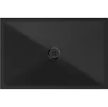 GSI Keramická sprchová vanička, obdélník 120x80x2cm, černá mat