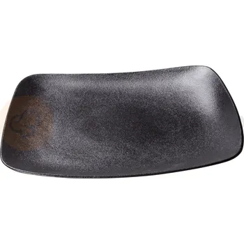 Talíř Hranatý talíř, černý 30 x 30 cm | ARIANE, Dazzle