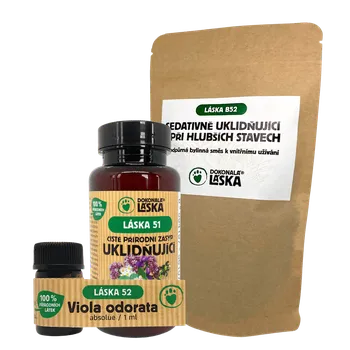 Dokonalá Láska Posílená terapie pro uklidnění, úlevu a komfortizaci / Psychika / Zvýhodněný set Láska 51 + Láska 52 + Láska B52 100 g