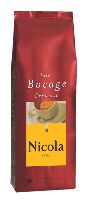 Káva Nicola cafés, Bocage, zrnková káva, 250 g