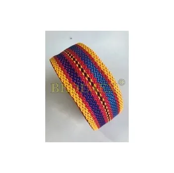 polypropylénový popruh na sáňky, š.50 mm, barevný mix celé balení