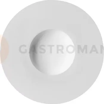 Talíř Hluboký talíř z bílého porcelánu, hladký okraj 28 cm | DEGRENNE, Collection L