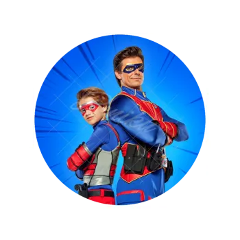 Jedlá dekorace na dort HENRY DANGER modrý, VARIANTA Jedlý papír 775