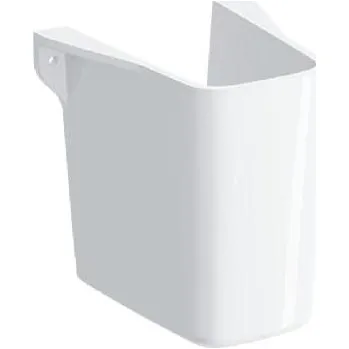 Geberit Selnova Square - Polosloup k umývátku, bílá 501.477.00.7