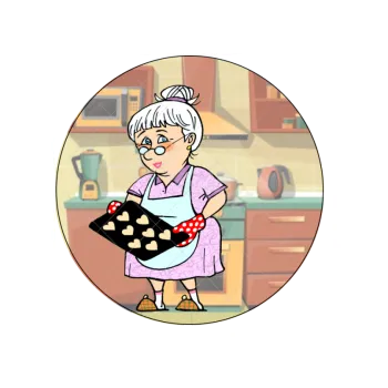 Jedlá dekorace na dort CUKRÁŘKA, VARIANTA Fondánový list 1044