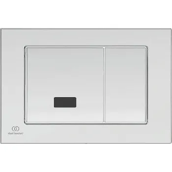 Splachovací tlačítko Ideal Standard Septa Pro - Elektronické/mechanické ovládací tlačítko splachování E1, chrom R0131AA