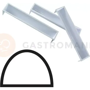 Čokoládová tyčinka Podlouhlá forma na dorty a dezerty - 480 mm x 65 mm x 50 mm - ST2 | MARTELLATO, LOG MOULDS