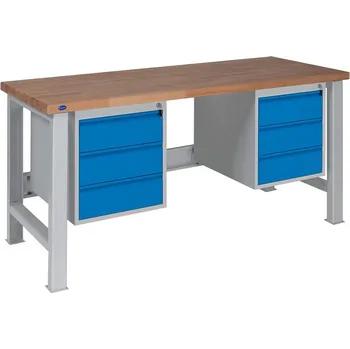 Dílenský stůl DÍLENSKÝ STŮL PROFI 1200 mm + 2 zásuvkové kontejnery IG153