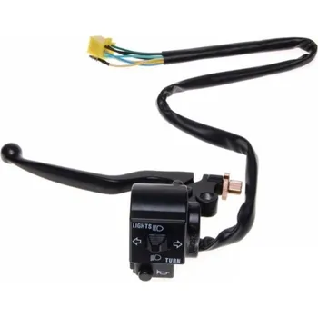 Brzdová páka přepínač levý s páčkou - Suzuki GN 125 - 7+1 pin