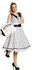 Karnevalový kostým Mottoland Šaty s puntíky Rock And Roll bílé/černé