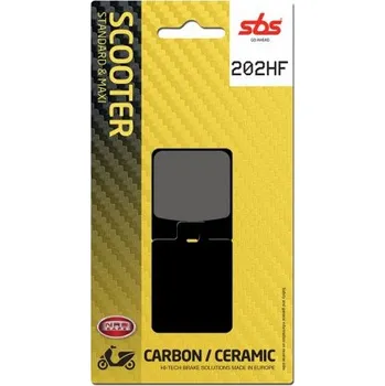 Brzda pro motocykl Zadní brzdové destičky SBS Rieju MRT 50 Supermotard 2009 - 2017 směs HF