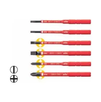 Ruční nářadí WIHA Sada nástavců slimBit 2831B601 plochý/Phillips, 6dílná 36088