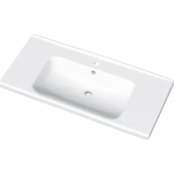 Umyvadlo Dřevojas Keramické umyvadlo Myjoys Harmonia 100 - bílé