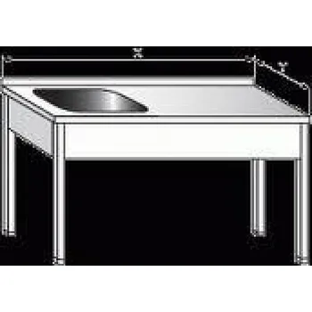 Dílenský stůl Pracovní stůl s dřezem 1000x700x900mm